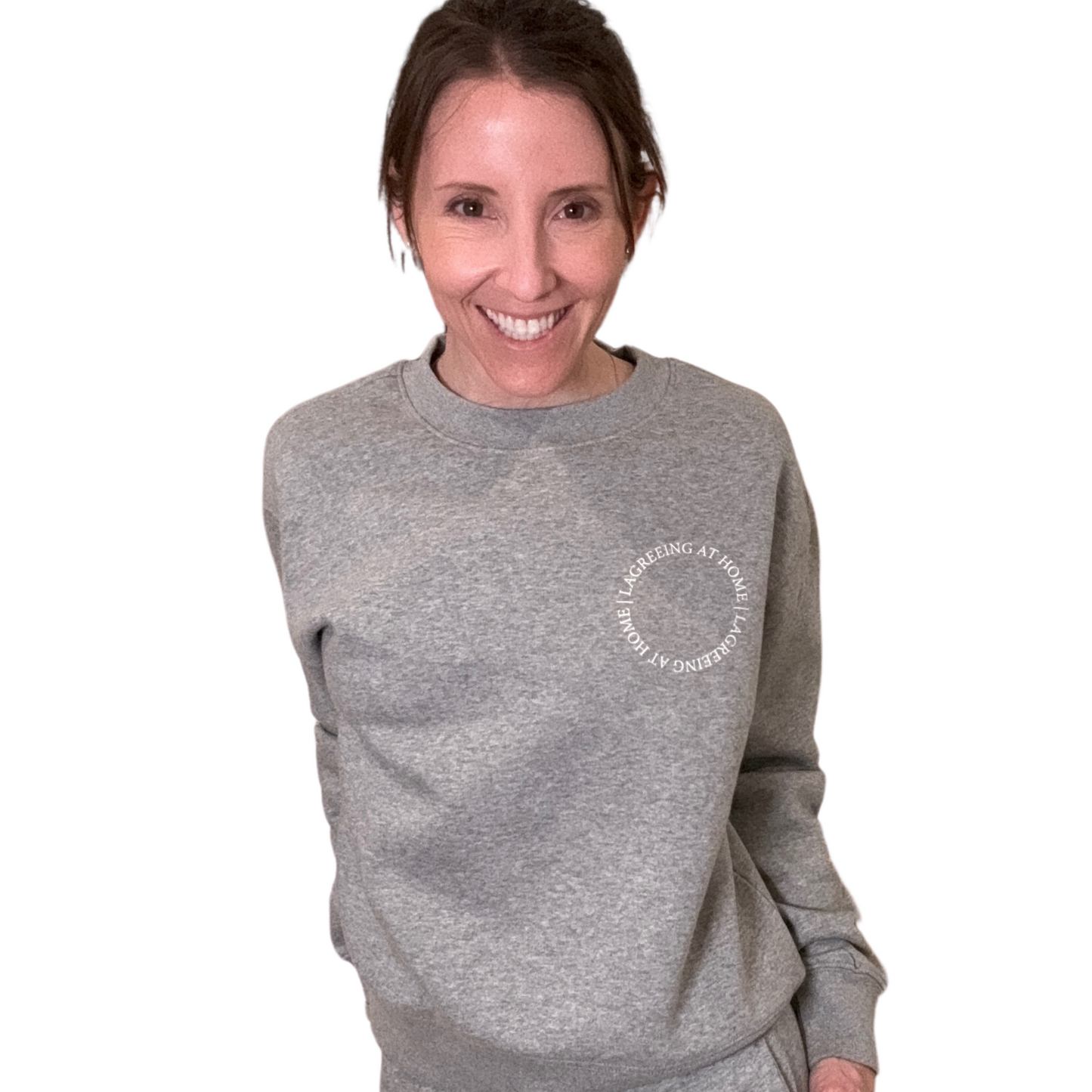 Lagreeing at Home Sweatshirt - Gray